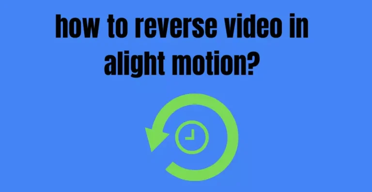 How to Reverse Video In Alight Motion?